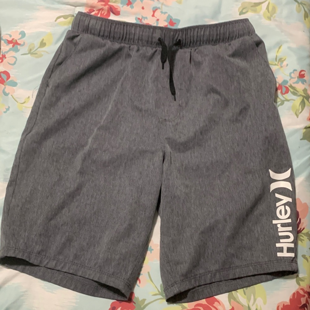 Hurley Charcoal Athletic Shorts
